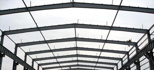 门式钢结构厂房实景图