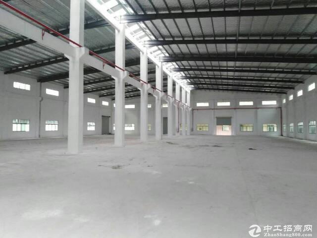 广州机场高速出口附近独院钢构7450平仓库出租，滴水9米！