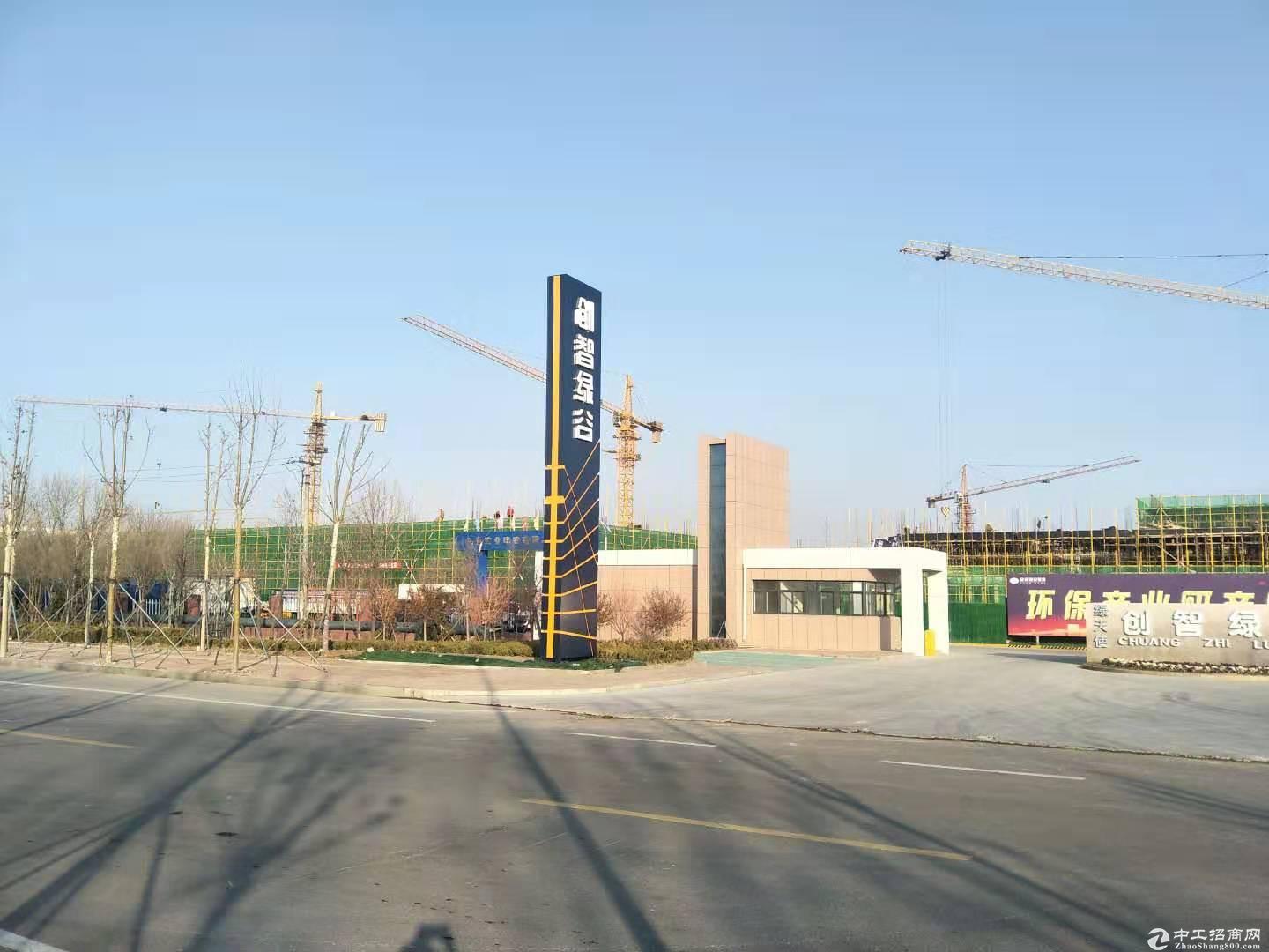 绿天使利津县产业园标准工业厂房对外出租 钢结构 框架两种