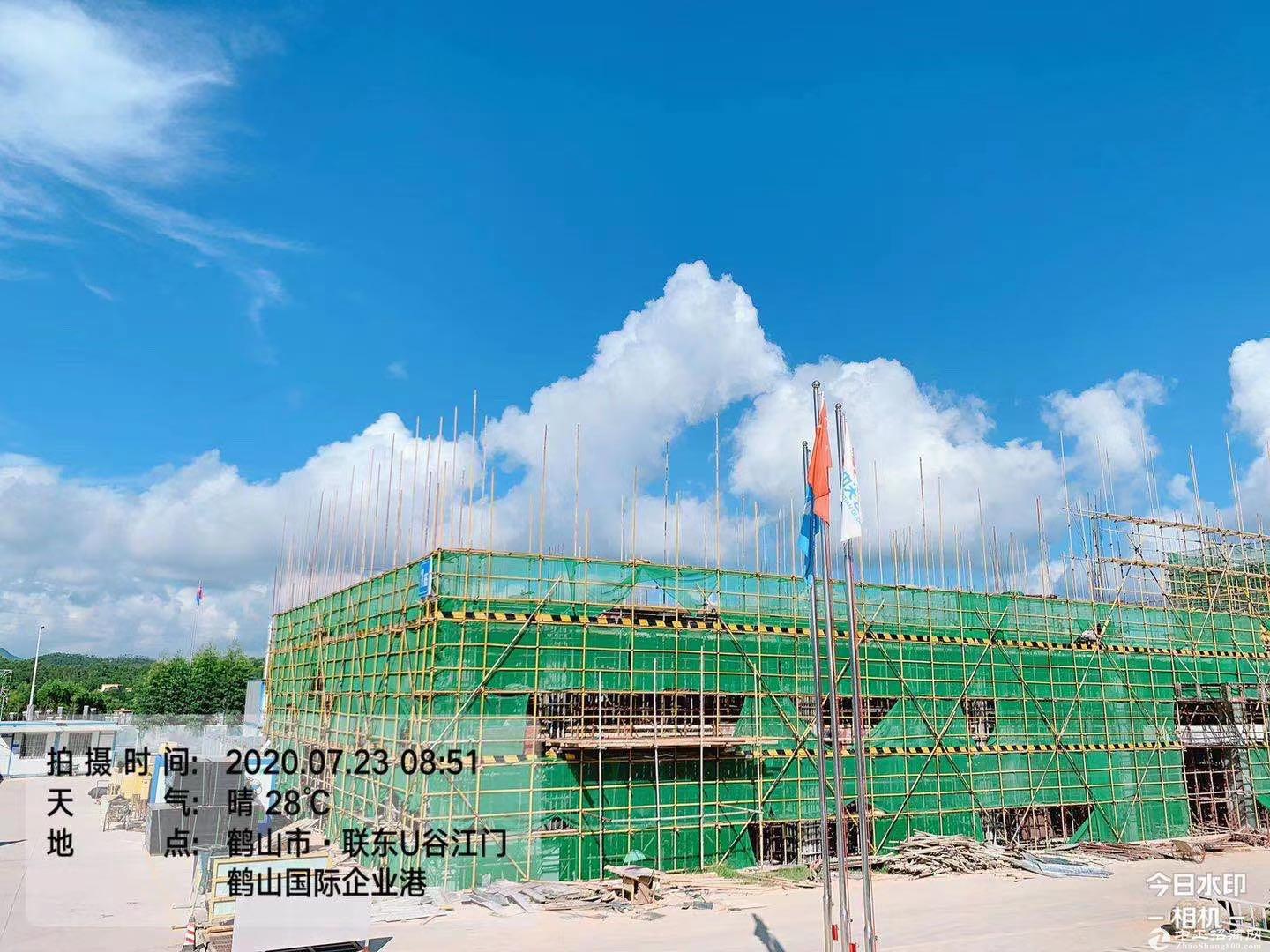 江门鹤山4500方全新厂房，3层独栋首层8米，紧邻G325