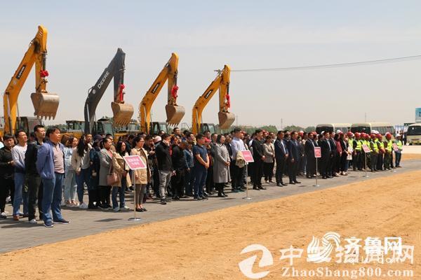 区域性物流中心标志性建筑！济南国际陆港大厦项目今日动工