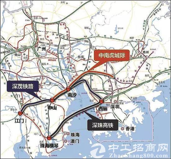 深珠城际要来了：珠海可直达深圳高铁及地铁站