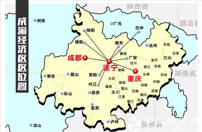 成渝城市群一体化发展，遂宁抢占C位！