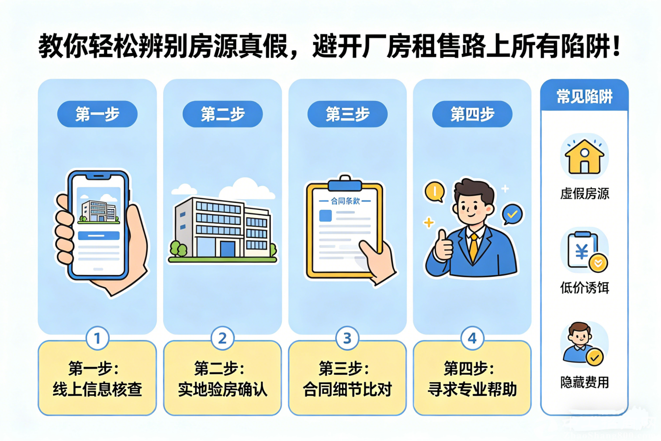 工业地产水太深？找厂房，4招教你一眼识破“钓鱼房源”！