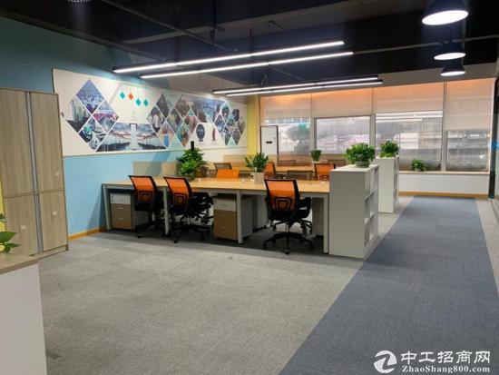 福永塘尾地铁口业主急售400平方精装修带隔间办公室5